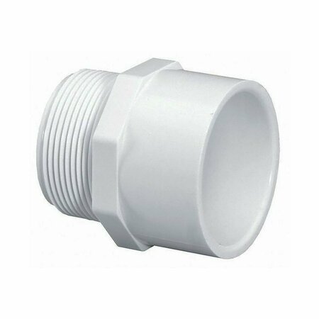 THRIFCO PLUMBING 4 Inch Male Thread x Slip PVC Adapter SCH 40 8113212